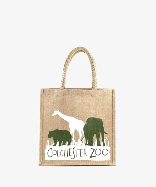  Colchester - Zoo Printed - Gili - Jute - Bag