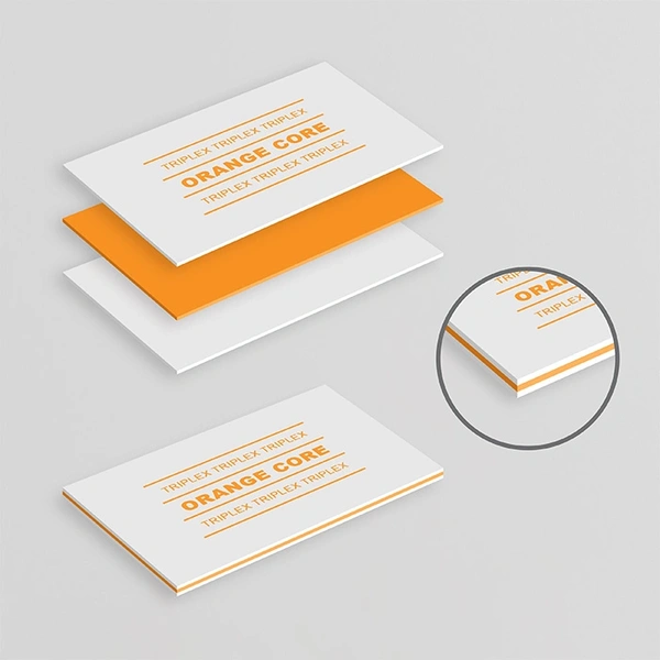  Businesscards - Triplex - Orange - 700px